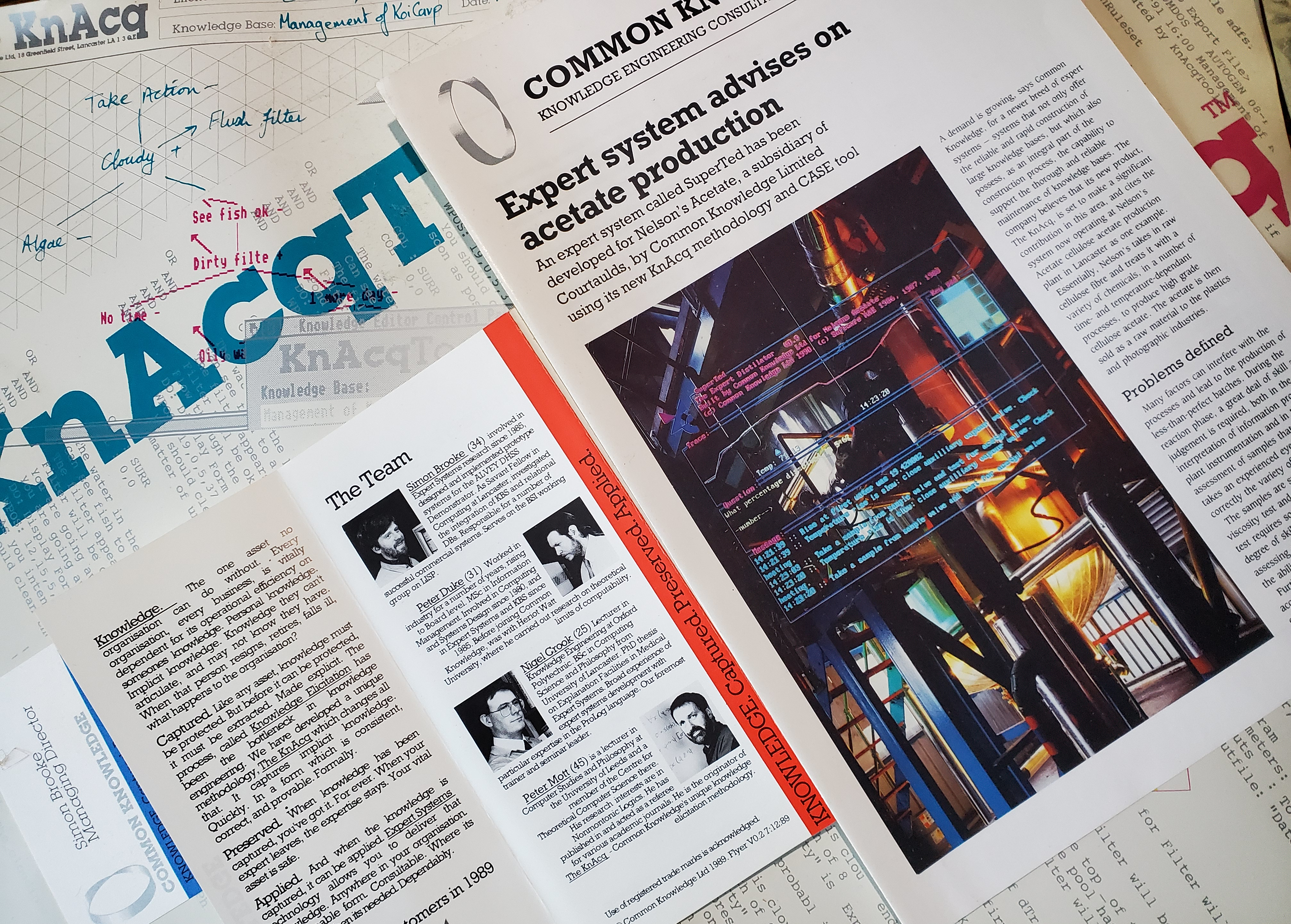 Sales collateral from Common Knowledge Ltd, referencing the Superted system