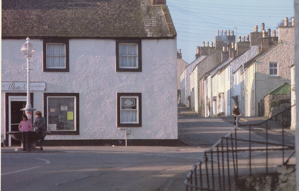 Auchencairn village, with no cars at all visible in the picture.